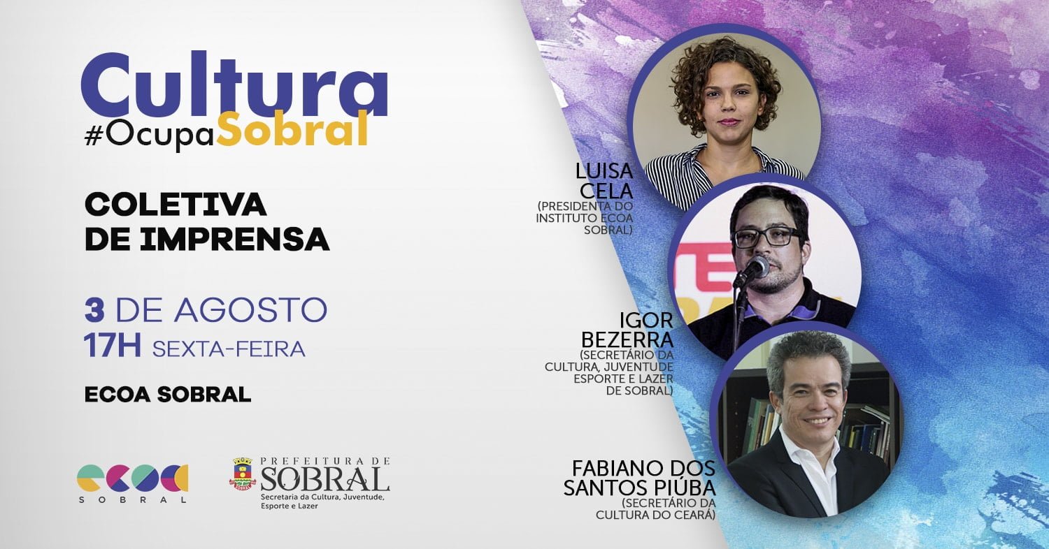 Capa Evento Coletiva de imprensa Cultura Ocupa Sobral min