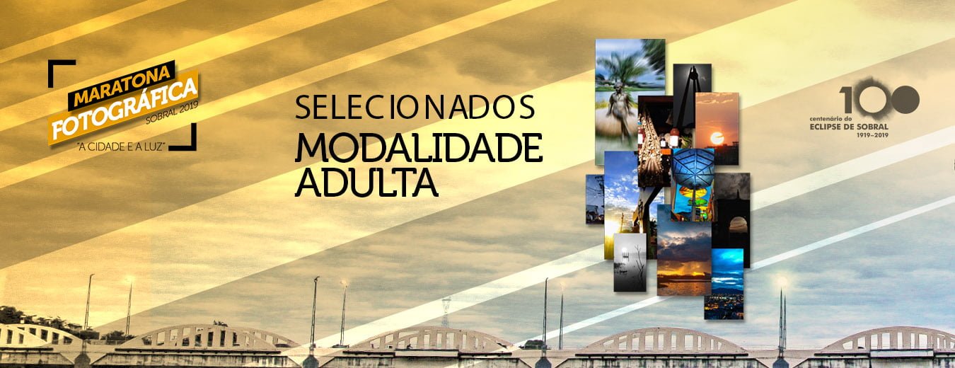 Selecionados Modalidade adulta Banner slide site