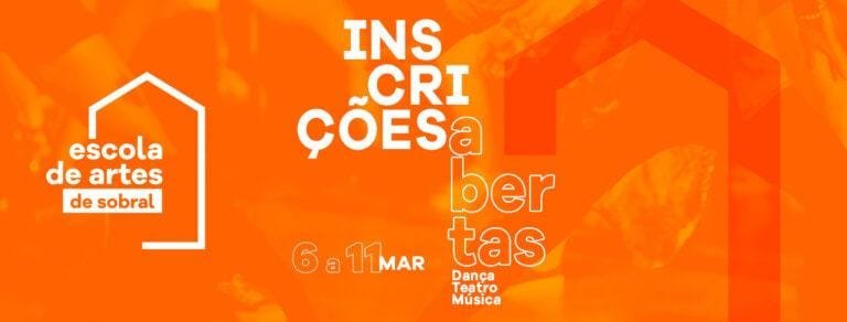 Inscrições abertas para a Escola de Artes de Sobral nas linguagens dança, teatro e música